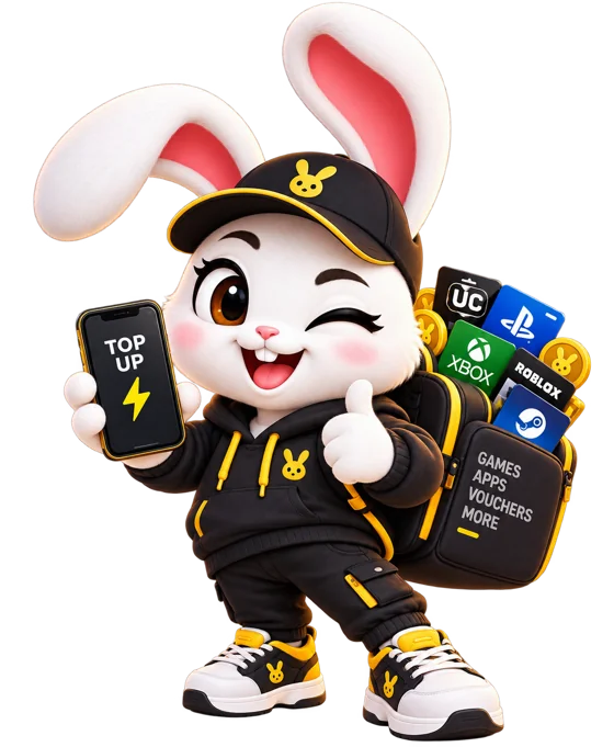KOOP bunny mascot